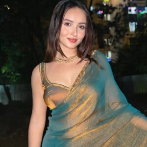 Simiri Shine Golden Saree