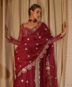 Bollywood Blockbuster Mirror Work Saree